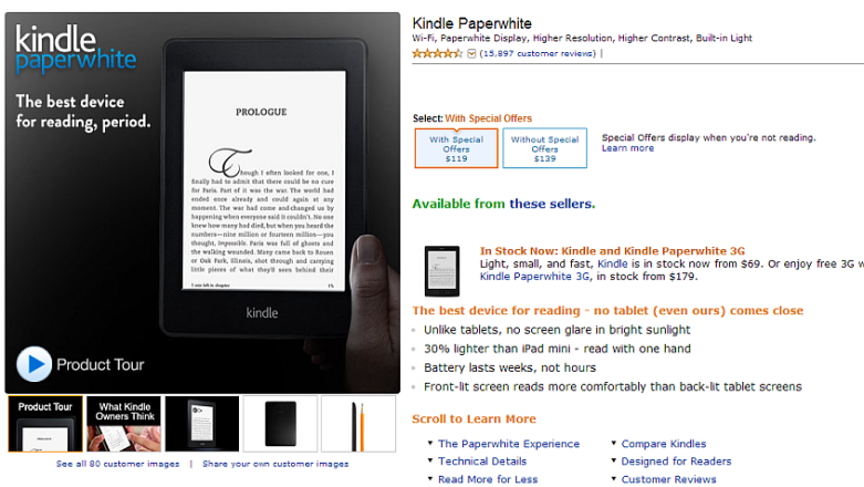 Paperwhite wyprzedany. Nowy Kindle w drodze