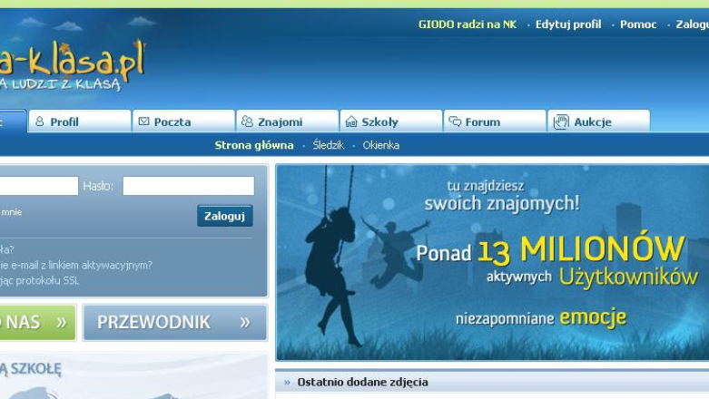 Założyłem konto na NK.pl...