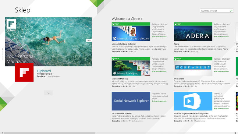 Flipboard dla Windows 8.1 wreszcie jest - coś się wreszcie ruszyło, czy jedna jaskółka wiosny nie czyni?