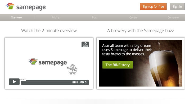 Samepage.io jedna z wielu usług w chmurze, a jednak całkiem inna