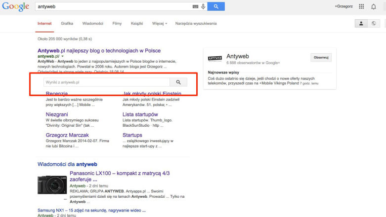 Teraz będziesz mógł łatwiej przeszukać Antyweba w Google