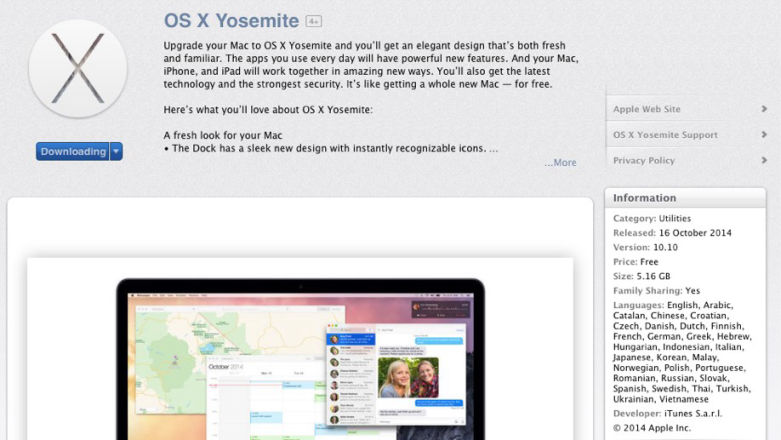 [Krótko] OS X Yosemite można już pobierać!