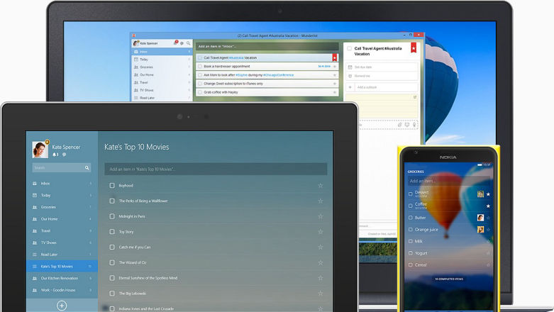 Mam dobre wieści dla użytkowników Wunderlist na Windows 7, 8 i Windows Phone