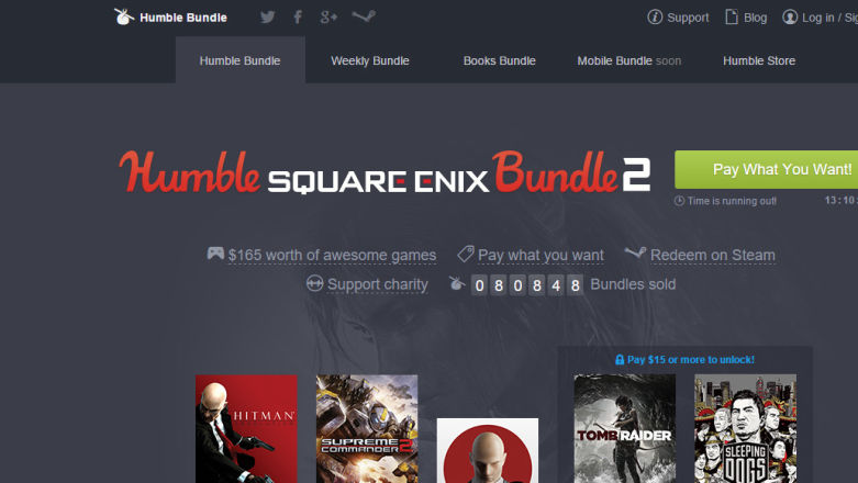 Thief, Hitman i Supreme Commander 2 w Humble Square Enix Bundle 2