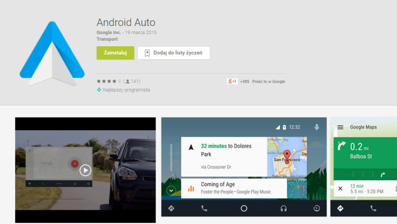 Android Auto wyjeżdża na ulice. Tutaj ten system ma o wiele większe szanse niż na wearables