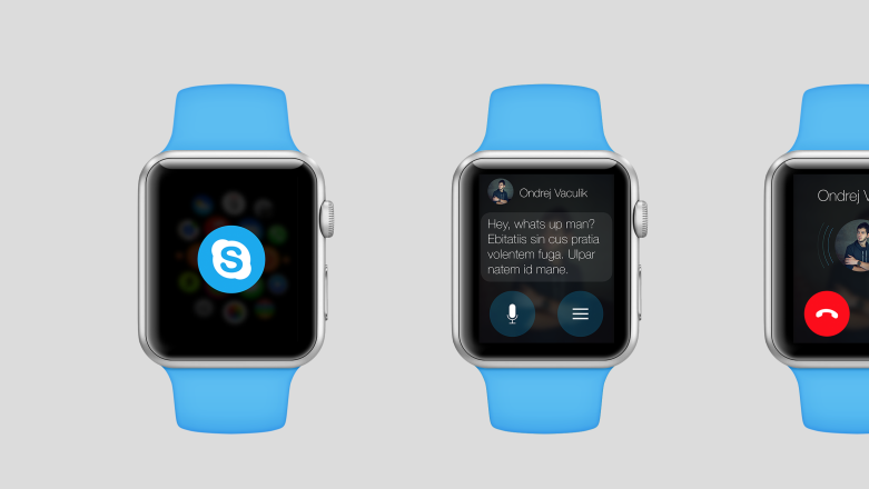 Skype na Apple Watch to jakiś żart?