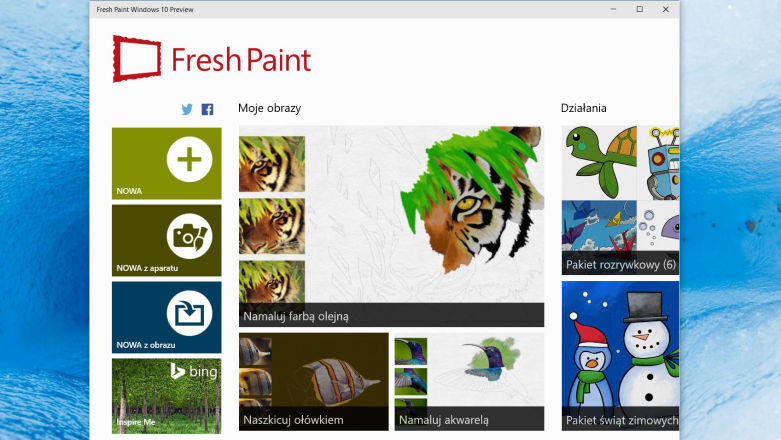 Oto "nowy Paint" godny nowego Windows 10. Fresh Paint