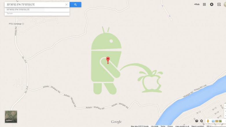Google Map Maker zablokowany po incydencie z Androidem sikającym na logo Apple'a [prasówka]
