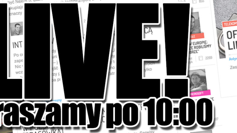 Jutro po 10 zwijamy interes. Zapraszamy na transmisje na żywo ! I do tego znowu się założyłem