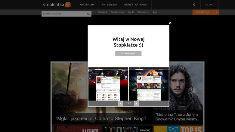 Stopklatka odświeża layout. Nowa wersja pozytywnie zaskakuje [prasówka]