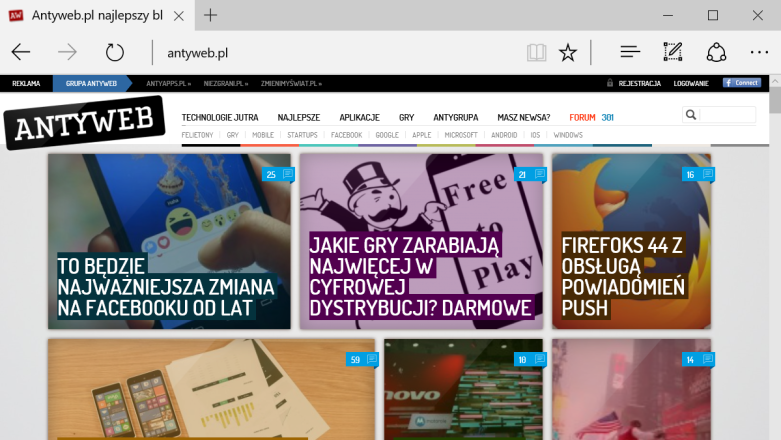 Tryb InPrivate w Microsoft Edge nie działa tak jak powinien