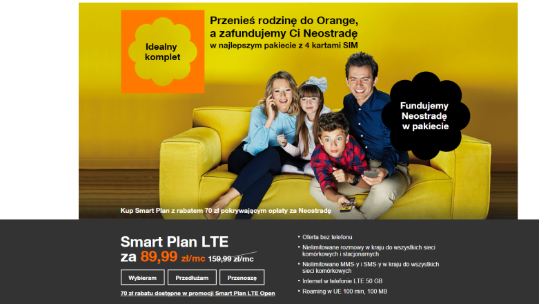 4 karty SIM z ofertą bez limtu + 50 GB transferu danych za 90 zł