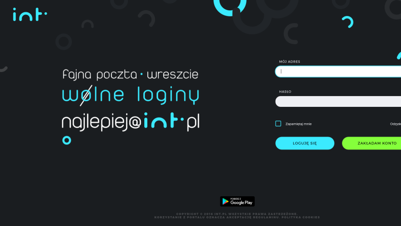 INT.pl - nowa poczta email od Interii, piszą że bez reklam...