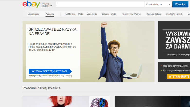 eBay znosi opłaty za wystawienie przedmiotów. Chcą powalczyć o polskich użytkowników przed świętami