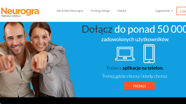 Oto Neurogra - polska aplikacja mobilna do ćwiczenia możliwości mózgu