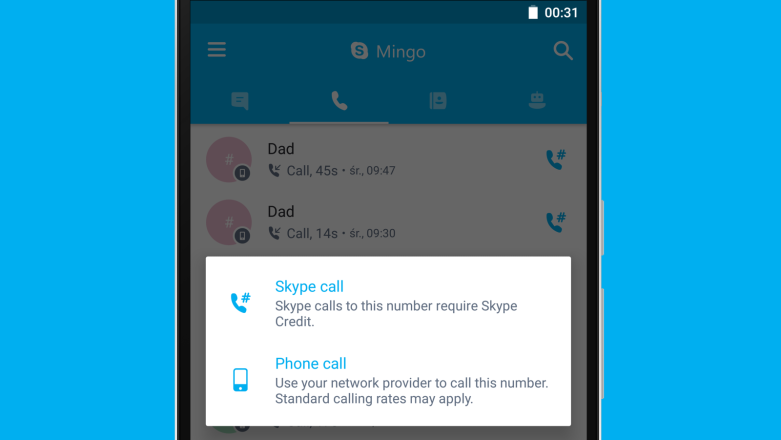 Skype Mingo to Skype dla Androida, na którego czekacie