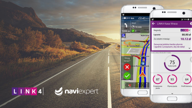 LINK4 zwróci część wpłaconej składki ubezpieczeniowej za bezpieczną jazdę z aplikacją NaviExpert