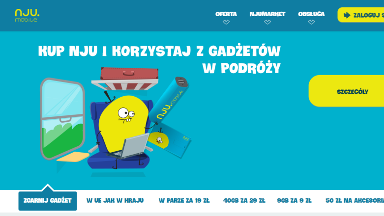Nowa oferta Nju mobile z rachunkiem - teraz 20 GB i pełen no limit za 39 zł!