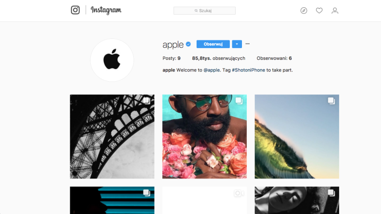 Apple się złamało i wskoczyło na Instagram. Po co?