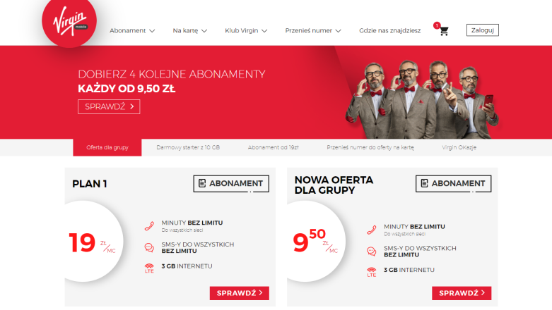 Nowa oferta Virgin Mobile dla grup