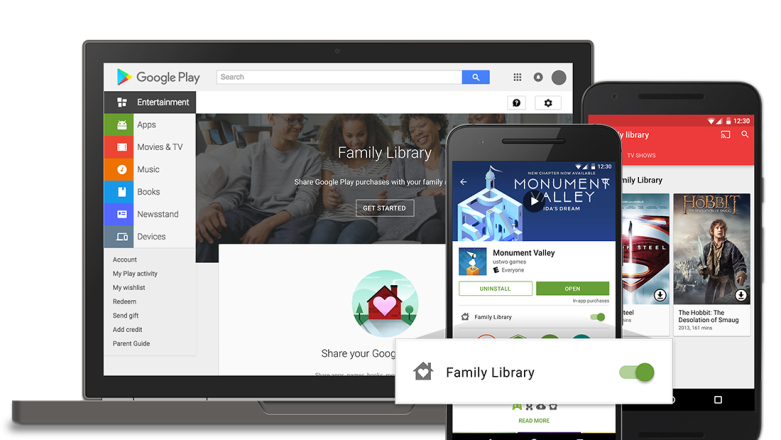Nareszcie! Biblioteka Rodzinna Google Play dostępna również w Polsce