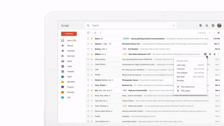 Nadchodzi Gmail w Material Design i z nowymi funkcjami
