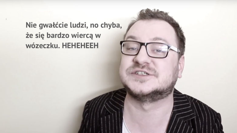 Niekryty Krytyk nagrał obrzydliwy film o gwałcie.  Co się k… z nami dzieje?