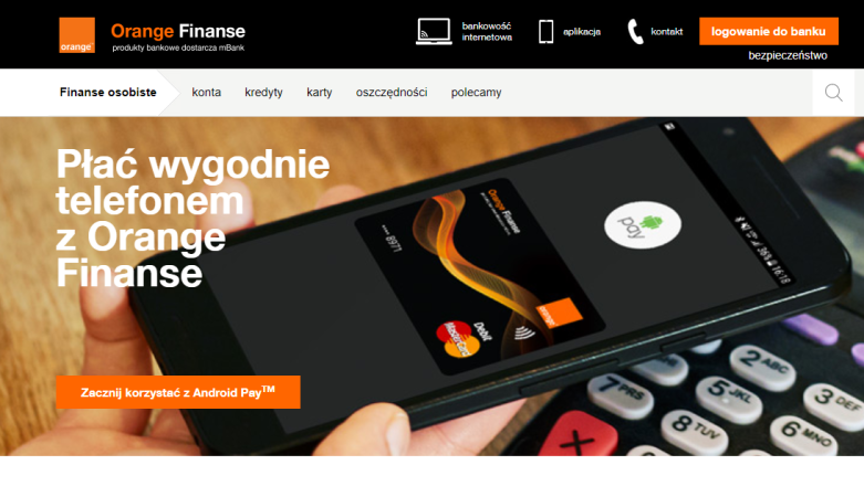 Płatność smartfonem od razu po założeniu konta? W Orange Finanse to już możliwe
