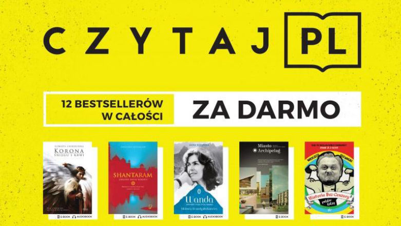 Czytaj PL 2017 - darmowe ebooki w 7 tysiącach punktów w całej Polsce