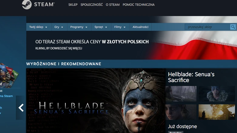 Od dziś na Steam kupujemy w złotówkach. W wielu przypadkach jest taniej!