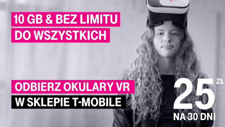 T-Mobile rozdaje okulary VR w ofercie na kartę za 25 zł