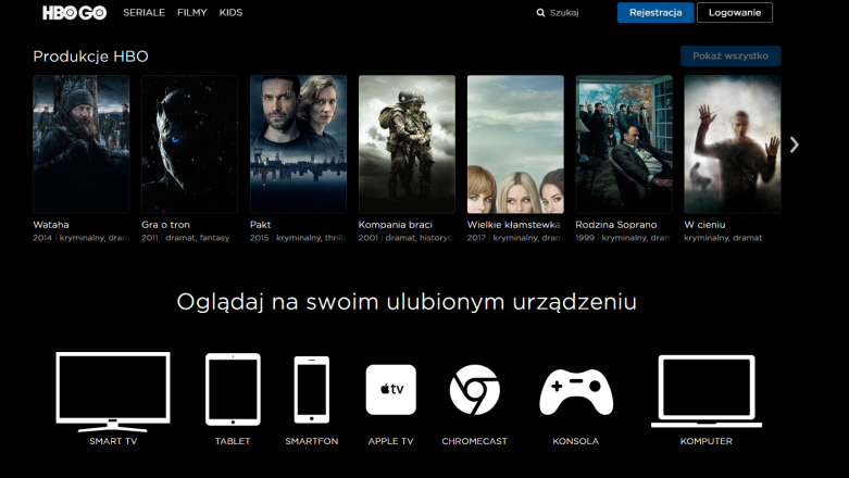 Zupełnie nowe HBO Go wylądowało! Odświeżony wygląd i nowe platformy