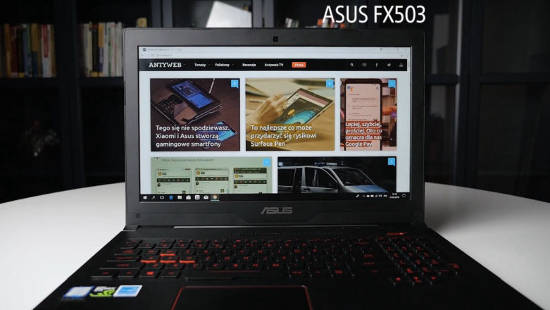 5 najmocniejszych cech laptopa ASUS FX503