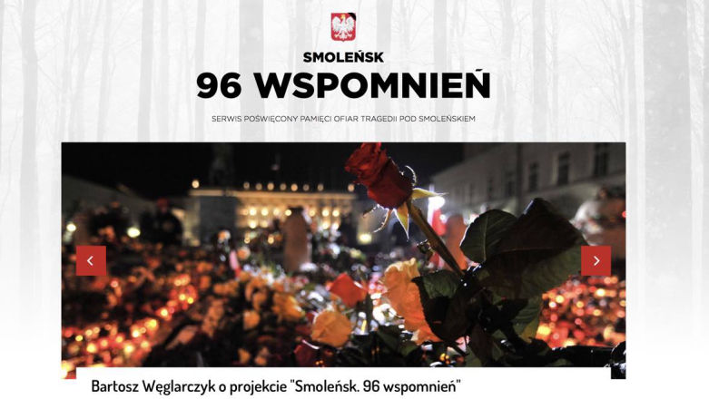 Projekt 96 wspomnień : Onet pokazuje jak godnie uczcić ofiary katastrofy Smoleńskiej w internecie.