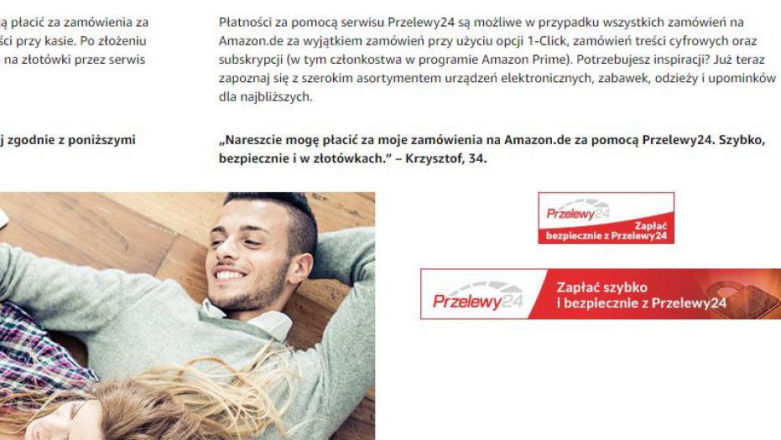 Szybkie przelewy na Amazonie - tak łatwych płatności za Kindle jeszcze nie było