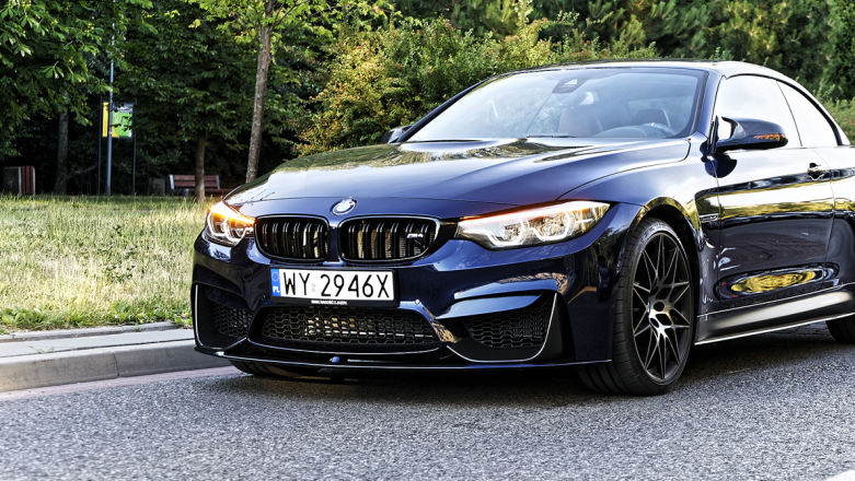 BMW M4 Competition Cabrio z pakietem akcesoriów M Performance – jazda próbna z wiatrem we włosach