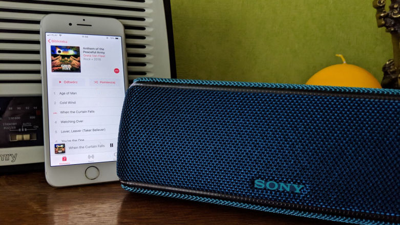 Jedna funkcja więcej i byłby to głośnik idealny - przenośny Sony SRS-XB31