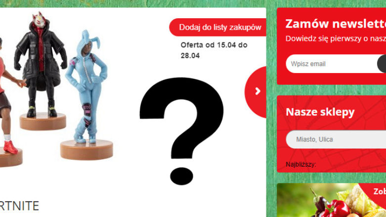 Kolejki w Biedronce będą jeszcze większe. W popularnym sklepie kupicie teraz figurki z Fortnite