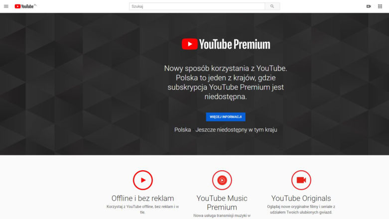 Pieniądze aż wyrywają mi się z portfela - gdzie jest YouTube premium dla Polski?!