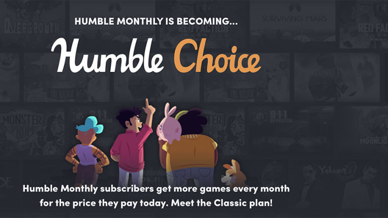 To koniec Humble Monthly, zastąpi go Humble Choice!