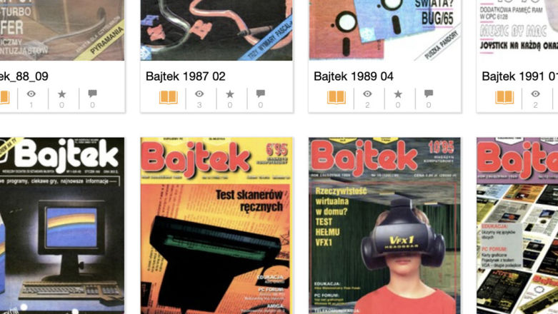A to ci niespodzianka! Od teraz ponad sto numerów kultowego Bajtka dostępne w Archive.org!