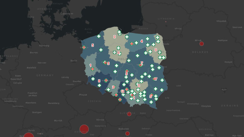 Mapa koronawirusa w Polsce - aktualizowany na żywo stan rozprzestrzeniania się wirusa w kraju