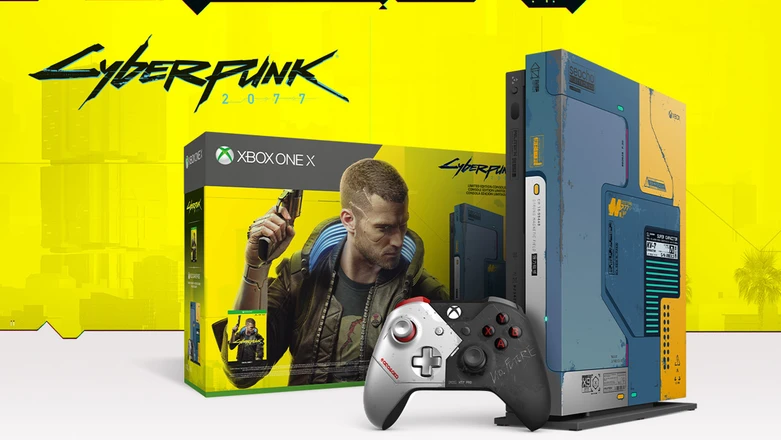 Tylko nieliczni kupią Xbox One X w pięknej (limitowanej) edycji Cyberpunk 2077