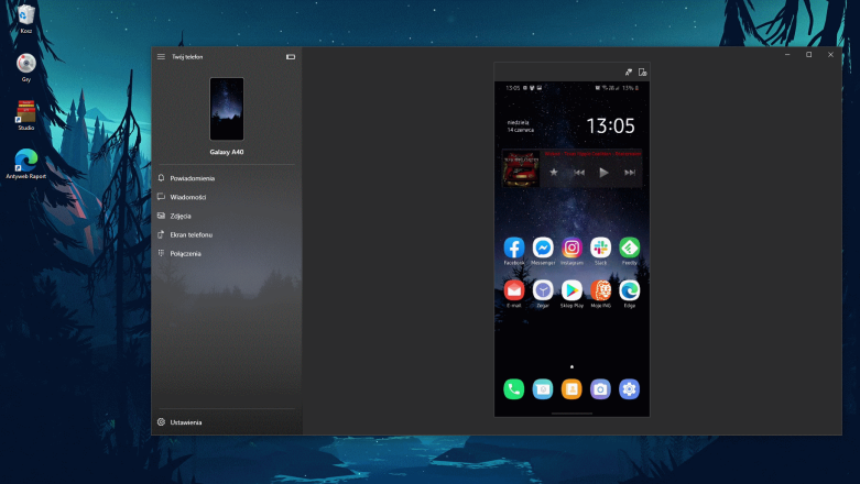 Windows Twój Telefon - jak działa streamowanie ekranu ze smartfona na komputer?