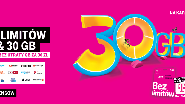 T-Mobile GO - nowa oferta na kartę z bonusowymi GB za doładowanie