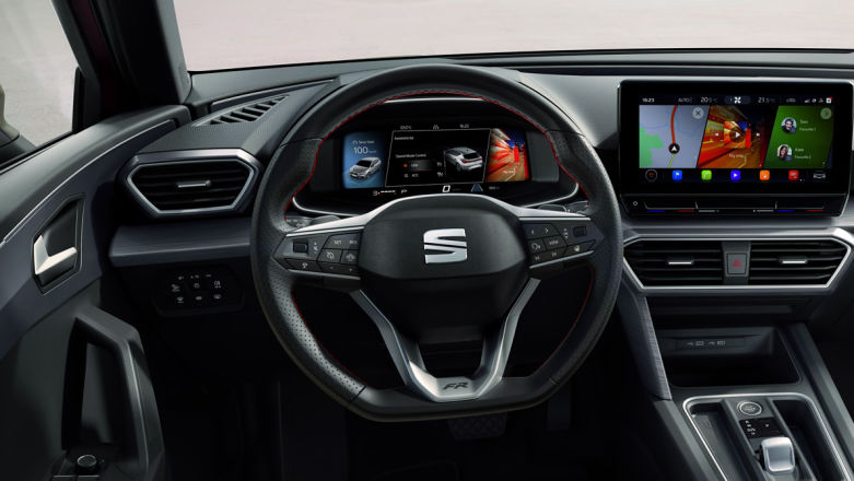 Seat Leon: nowoczesny system inforozrywki z łącznością online i obsługą gestami