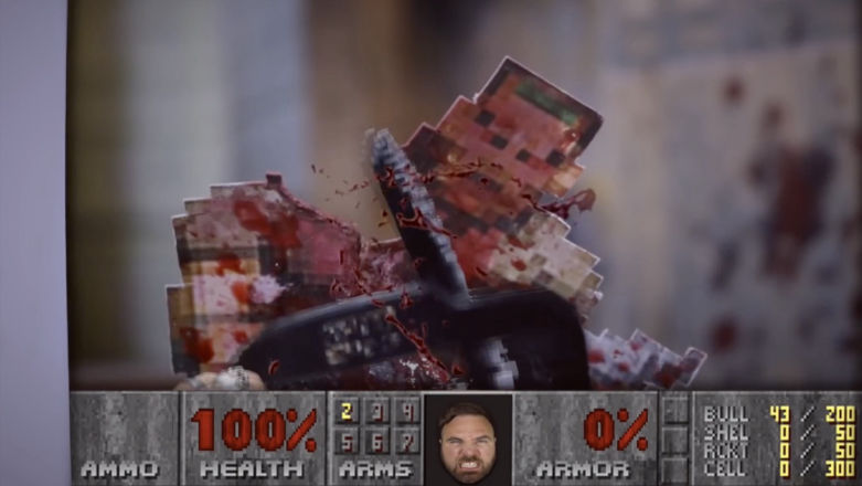 DOOM II z... kartonu, czyli kolejny koniec internetu
