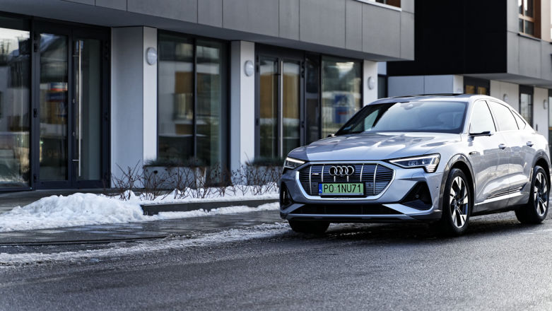 Audi e-tron Sportback 55 quattro – więcej dynamiki i… mniejsze zużycie energii. Test