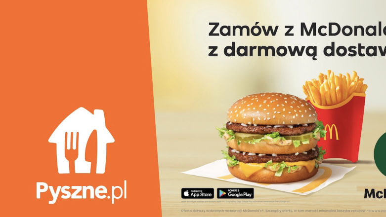 McDonald’s w Pyszne.pl z ponad 100 lokali w Polsce