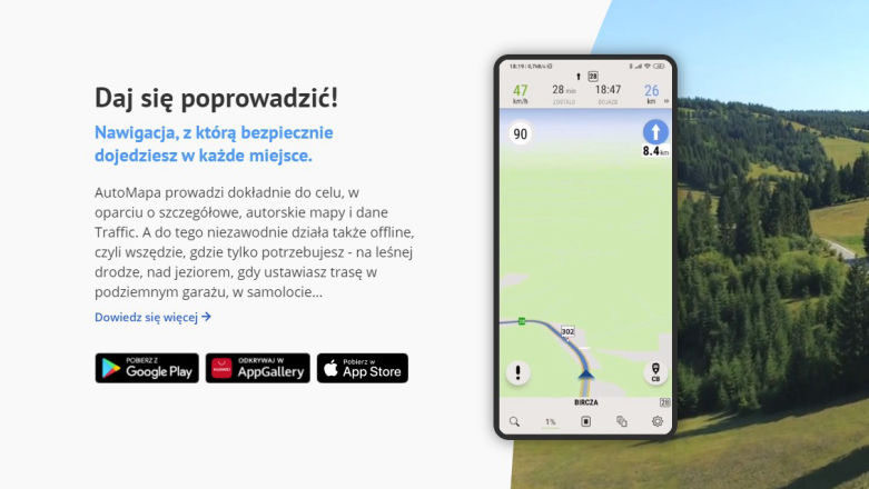 Google Maps ma mocnego rywala, Automapa na Android Auto